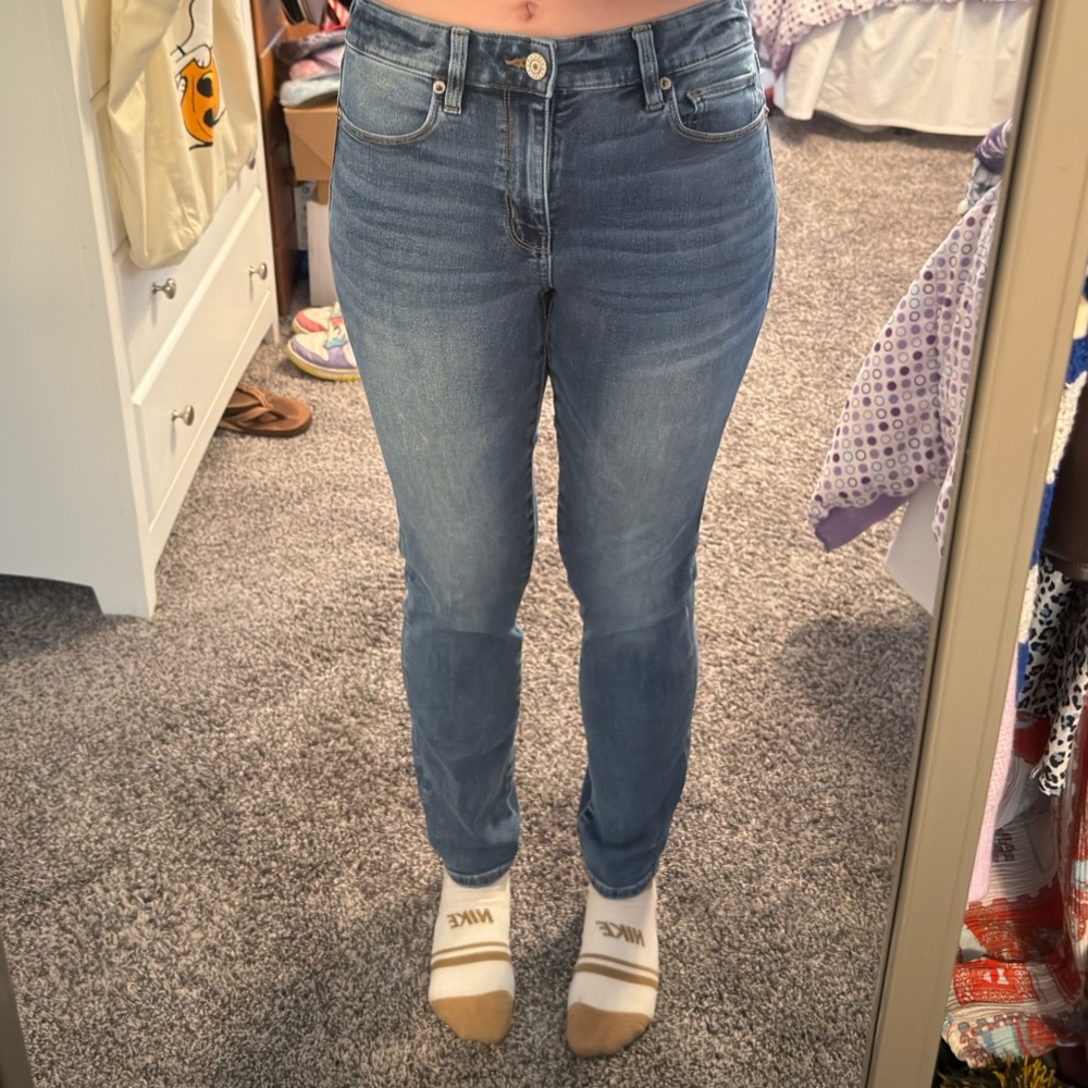 American Eagle Outfitters Women's Blue Skinny Jeans